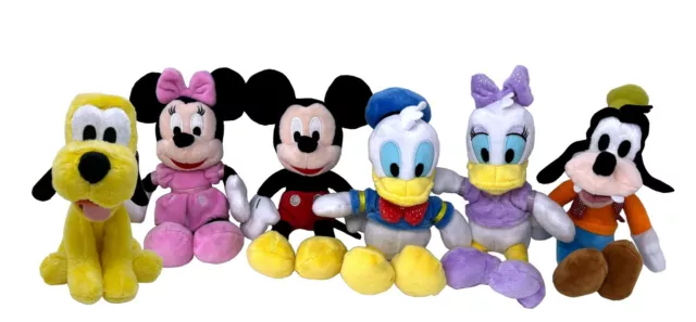 Disney Mini Peluche 20cm Minnie Topolino Paperino Modelli Assortiti Originale