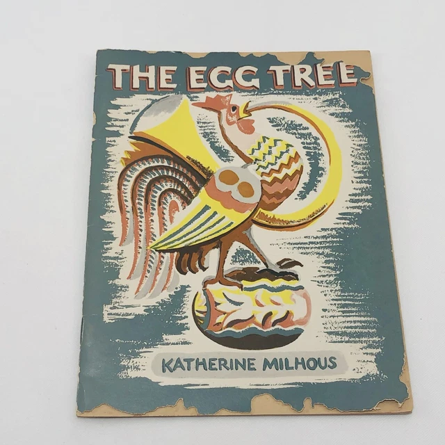 Vintage 1950 The Egg Tree Katherine Milhous Book Easter Kid Picture Illustration