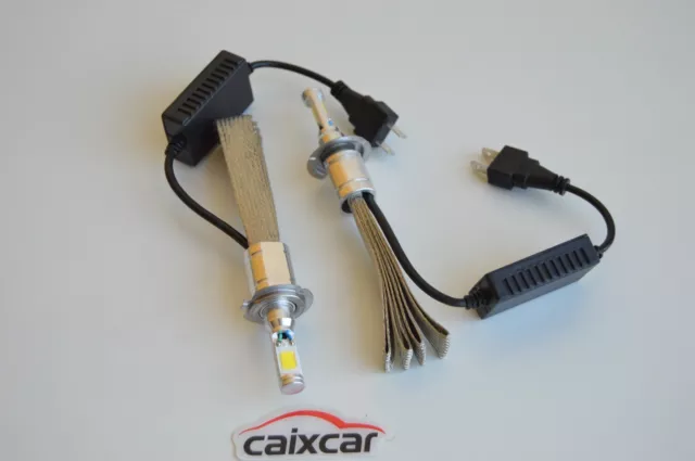 2 x bombillas LED H7 6000K 30W 3800LM lamparas faro Car Headlight Bulbs bombilla