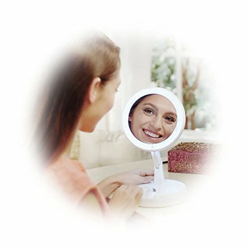 My Fold-Away Mirror No Distortion, LED Illuminated Double Sided As Seen On TV 6