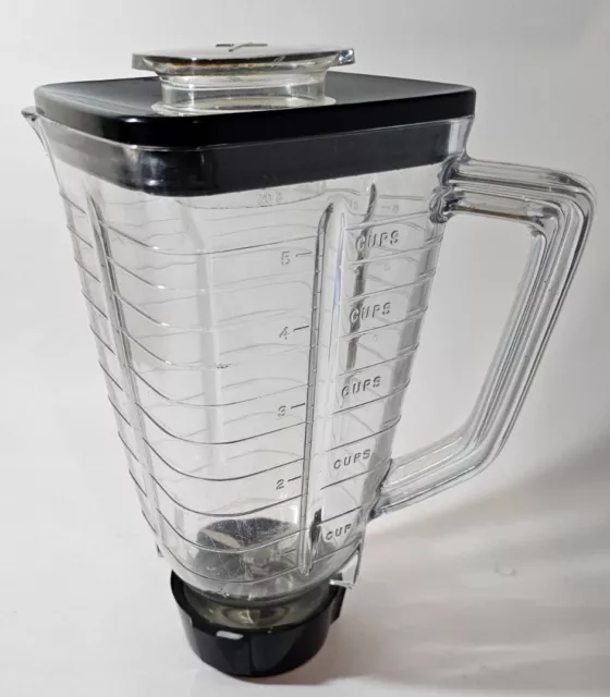 Osterizer 8 Speed Blender Plastic Pitcher with Lid, Blade, Gasket & Base 5 Cup