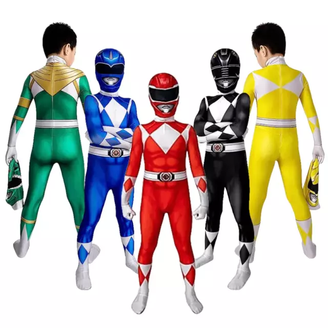 Kids Boys Girls Jumpsuits Superhero Cosplay Party Costume Fancy Dress Outfit Set