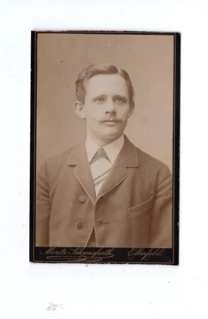 CDV Foto Herrenportrait - Elberfeld 1880er