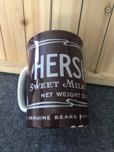 HERSHEY'S Coffee Tea or Cocoa Cup Mug Ceramic Milk Chocolate Huge Mug 10 Ounces