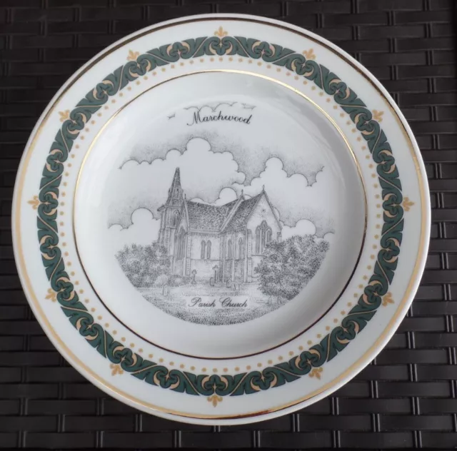 Marchwood, Hampshire Parish Church Plate. Limited series. Wall hanging. V.G.C.