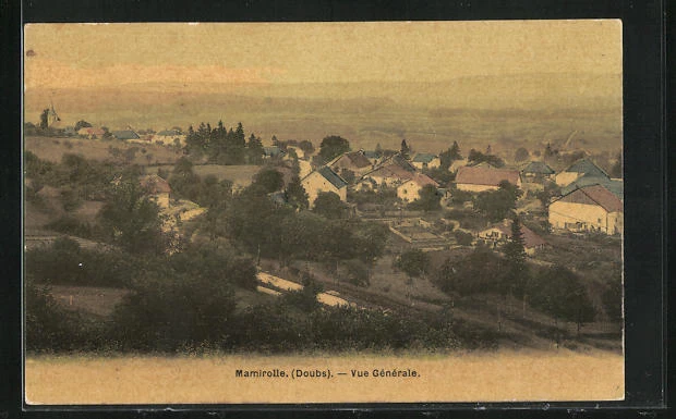 CPA Mamirolle, Vue Générale