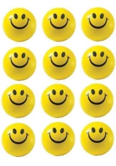 Smiley Face Squeeze Ball pour enfants et adultes pour soulager le stress et... 2