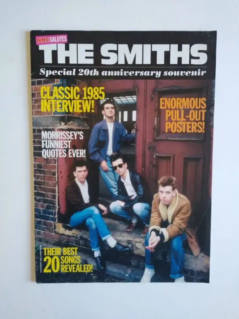 NME Salutes The Smiths Special 20th Anniversary Souvenir Magazine with posters