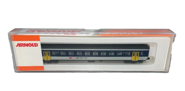 ARNOLD N GAUGE 1/160 No 3258 Passenger Train Car 4 Axle SBB-CFF