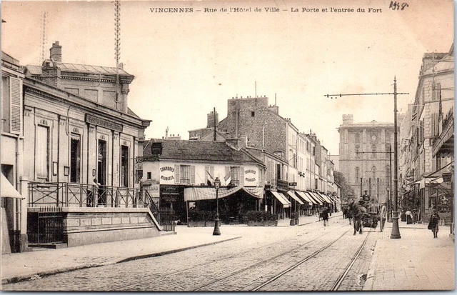 94 VINCENNES - rue de l'hotel de ville, entree du fort