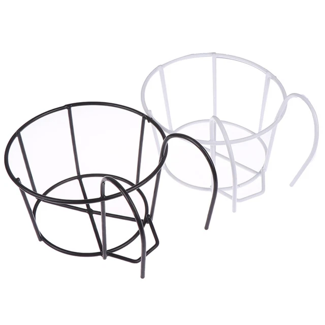 Hängende Eisen Kunst Blumentopf Stand Home Pflanzenhalter Balkon Runde Blumentop