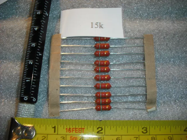 10x Vishay 3k3 ohm 2w metal film resistor set wirewound 2-watt low
