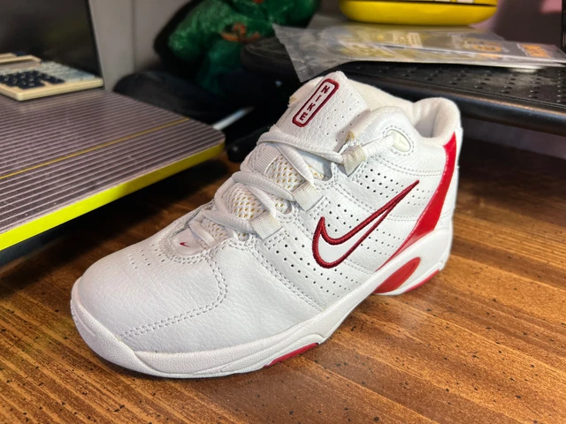 Nike Leather Mid Top Shoes ~ 050406 FC ~ Youth Size 1.5Y ~ EUC