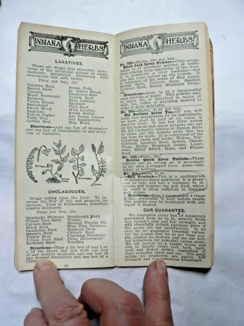 Indian Herbs The Herb Doctor And Medicine Man Botanical Medicines Booklet