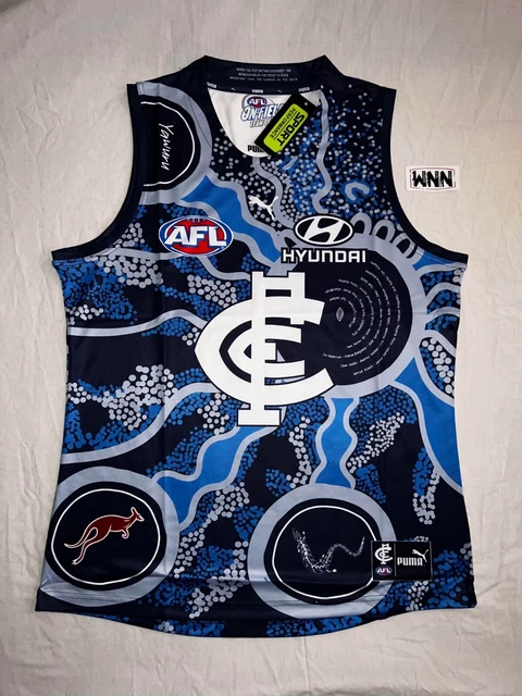 CARLTON BLUES 2022 Indigenous AFL Jersey / Guernsey *XL* QLD