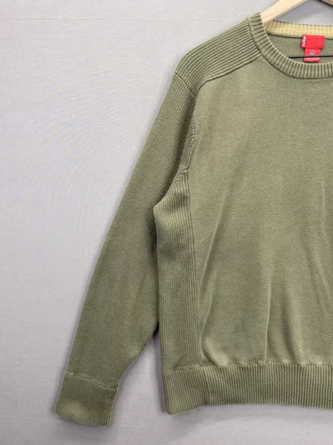 Levis Womens Green Sweatshirt Long Sleeve Crew Neck Size Large 2