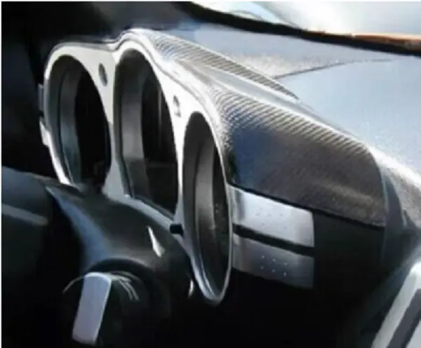 Carbon Fiber Effect  Interior Gauge Pod Top Cover for 2003-2009 Nissan 350z Z33