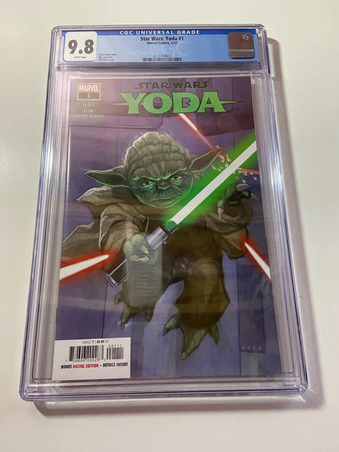STAR WARS YODA #1 NM/MT 9.8 CGC  2023 Phil Noto Cover