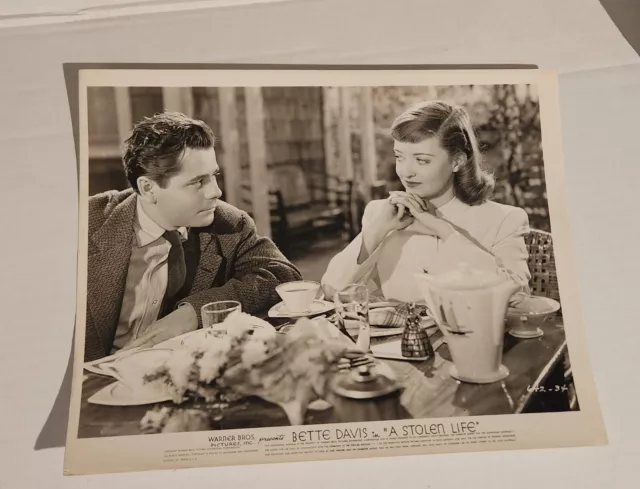 Bette Davis Orig. 1946 Vintage Photo. Stolen Life,  Glenn Ford