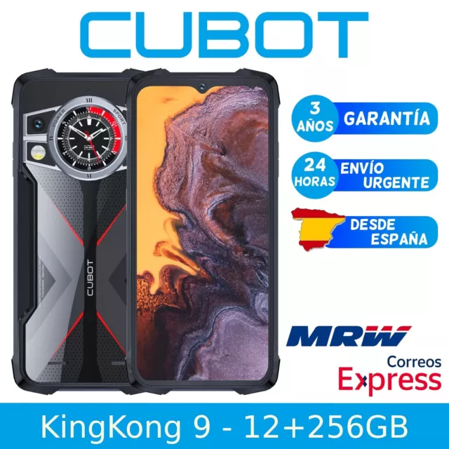 Cubot KingKong 9 4G 12/256GB Negro Smartphone Android Teléfono Móvil Libre