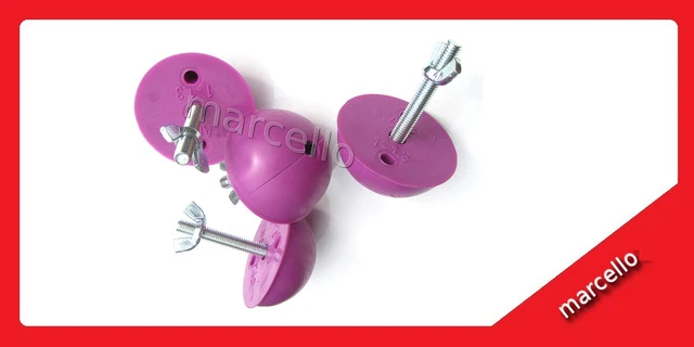 KK- Cuerpo de hueco para anclaje de cabeza de bola 1,3T juego 4 unidades