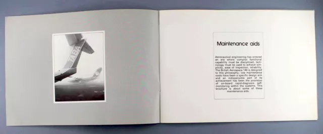 British Aerospace Bae 146 Maintainability Manufacturers Sales Brochure 1983 2
