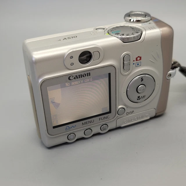 Canon PowerShot A510 3,2 megapixel fotocamera digitale compatta argento testato 7