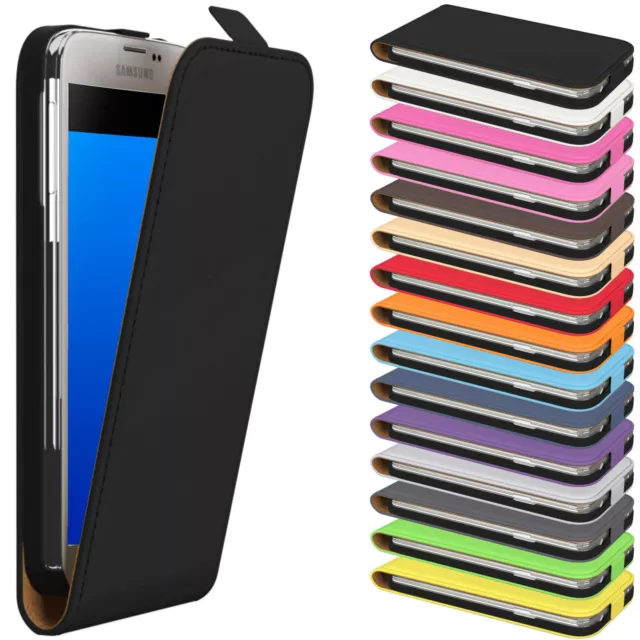 EAZY CASE für Samsung Flip Case Cover Schutz Hülle Etui Kunstleder Handy Tasche