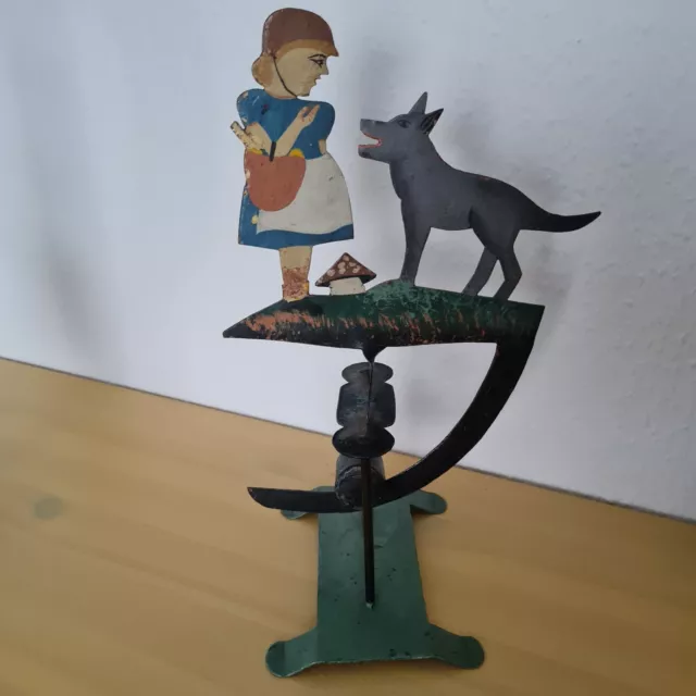 Vintage… Rotkäppchen und der böse Wolf Metall-Schaukelpendel