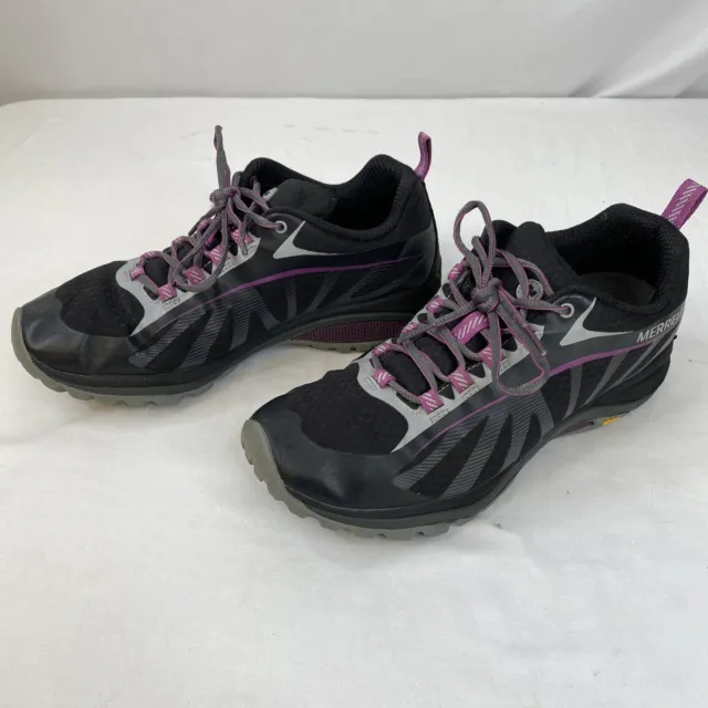 MERRELL SIREN EDGE J35750 Hiking Shoes, Women's Size 8 Black/Purple $16 ...