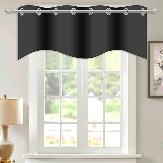 Window Valance Comfortable Touch Minimalist Design Easy Install Blackout Window