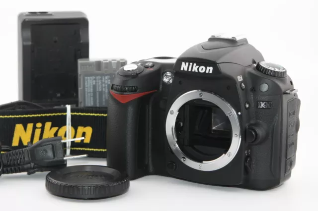 [N mint w/Strap] Nikon D90 12.3MP Digital SLR Camera Body Black From Japan FedEX