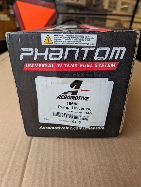 Aeromotive 18688 Fuel PumpSystem, Phantom 340 Universal In-Tank 6-10" tall tanks