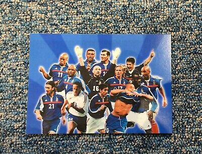 CARTE POSTALE SPORT FOOT FOOTBALL EQUIPE DE FRANCE MONDIAL 1998 ELF TOTAL RARE 