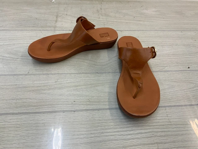 Fitflop Banda II Adjustable Toe Post Sandal, Women's Size 6 M, NEW MSRP $90