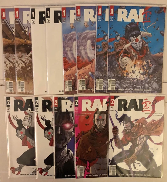 Rai (2019) #1 2 Lot A B C Blank Pre-Order Ninjak Faith Bloodshot Movie Valiant