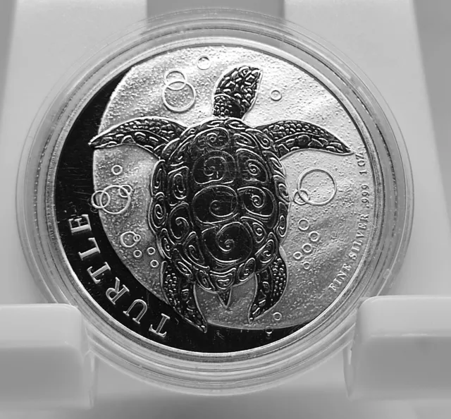 2021 Niue Hawksbill Turtle 1 once argent 1 oz