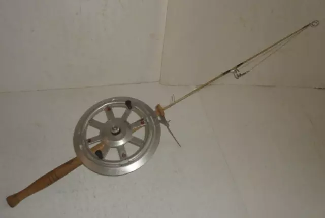 Antique Ice Fishing Rod And Reel FOR SALE! - PicClick