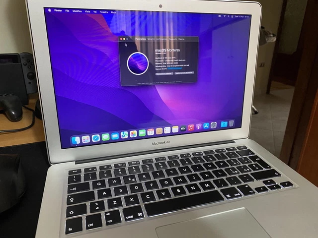 Apple MacBook Air 13'' 2017 (128GB, Intel Core i5 5.ª Generazione, 1.8 GHz, 8GB)