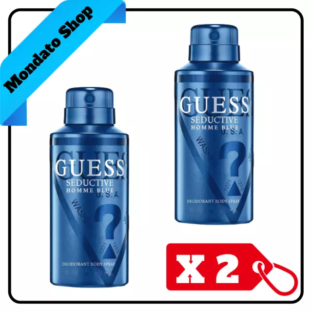 Guess Seductive Blue Men Deodorante 150Ml Spray (X2)