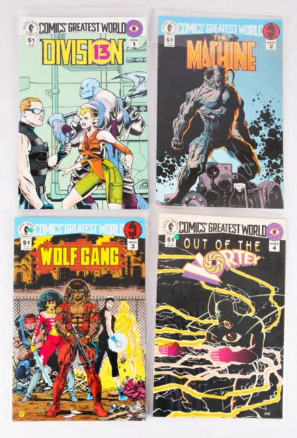 Comics Greatest World, Weeks 1-4, Dark Horse, 1993, VF to NM