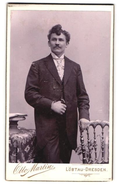 Fotografie Otto Martin, Löbtau-Dresden, Reisewitzerstr. 20, Eleganter Herr mit