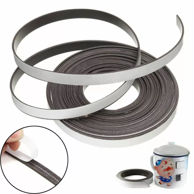 1M / 5M Magnetband selbstklebend Magnetklebeband Magnetstreifen 15 x 1,5mm Stark