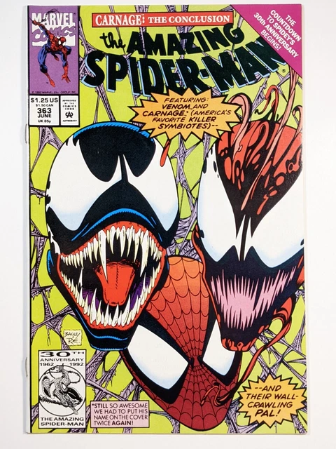 Amazing Spider-man #363 3rd Carnage Venom Marvel Comics 1992