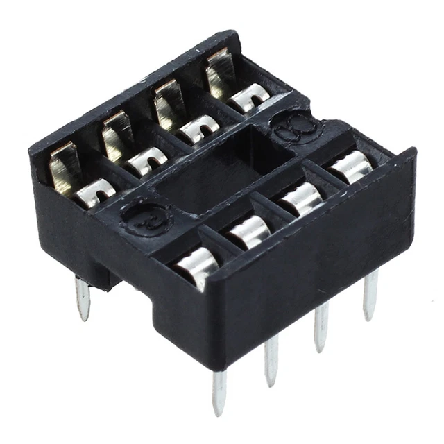 10 x 8 Pin DIP IC Sockets Adaptor Solder Type Socket B8X6