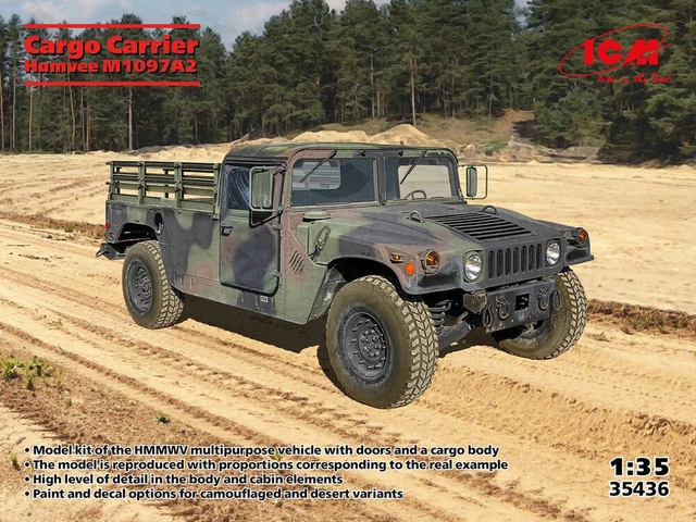 ICM 1:35 35436 Humvee M1097A2 Cargo Carrier EUR 38,94 - PicClick DE