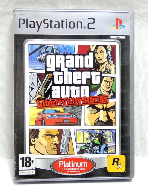 Notice/carte Jeu PSP Grand Theft Auto Liberty City Stories - Bon état, Pas De Jeu Inclus