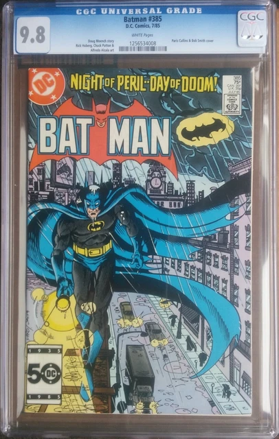 cgc 9.8 Batman #385 Doug Moench story Rick Hoberg art