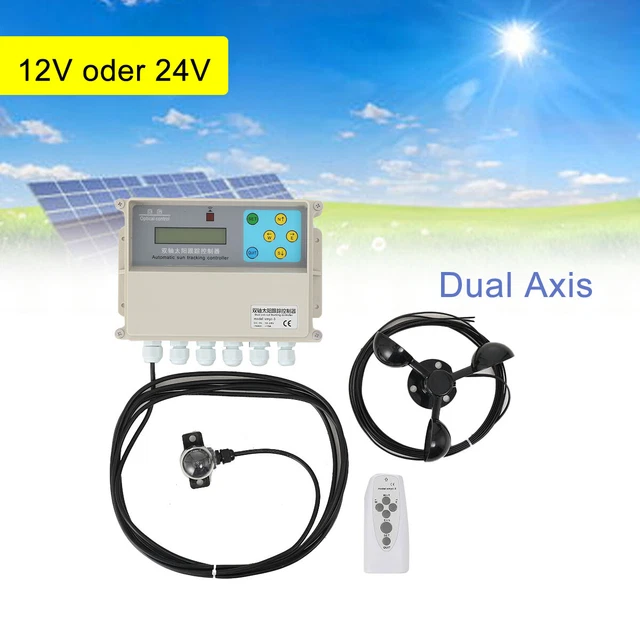 Solar Controller Dual Axis Solar Tracker Controller - Automatic Sun ...