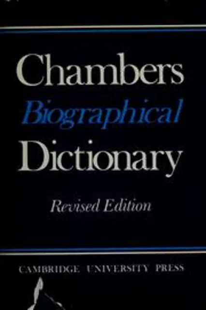 Chambers Biographisch Dictionary Gebunden